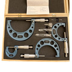 0-100mm Metric Outside Micrometer Set 4 Piece-Hammerox Industrial