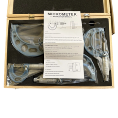 0-100mm Metric Outside Micrometer Set 4 Piece-Hammerox Industrial