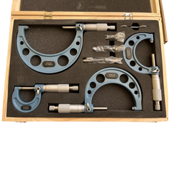 0-100mm Metric Outside Micrometer Set 4 Piece-Hammerox Industrial