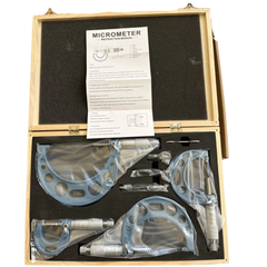 0-100mm Metric Outside Micrometer Set 4 Piece-Hammerox Industrial