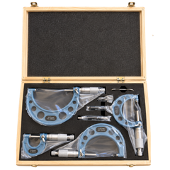 0-100mm Outside Micrometer Set 4 Piece
