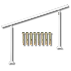 0-5 Step Adjustable Outdoor Handrail Aluminium