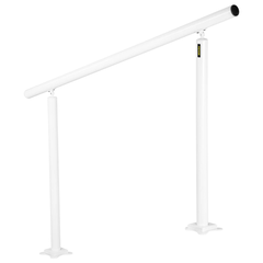 0-5 Step Adjustable Outdoor Handrail Aluminium