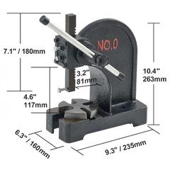 0.5 Ton Arbor Press Manual Desktop Cast Iron