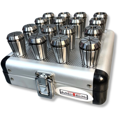 1-16mm ER25 Collet Set 16 Piece - Metex-Hammerox Industrial