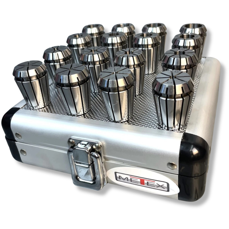 1-16mm ER25 Collet Set 16 Piece - Metex-Hammerox Industrial