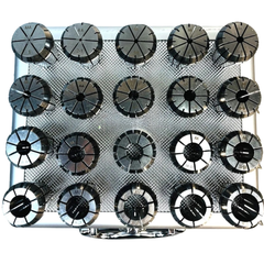 1-20mm ER32 Collet Set 20 Piece - Metex-Hammerox Industrial