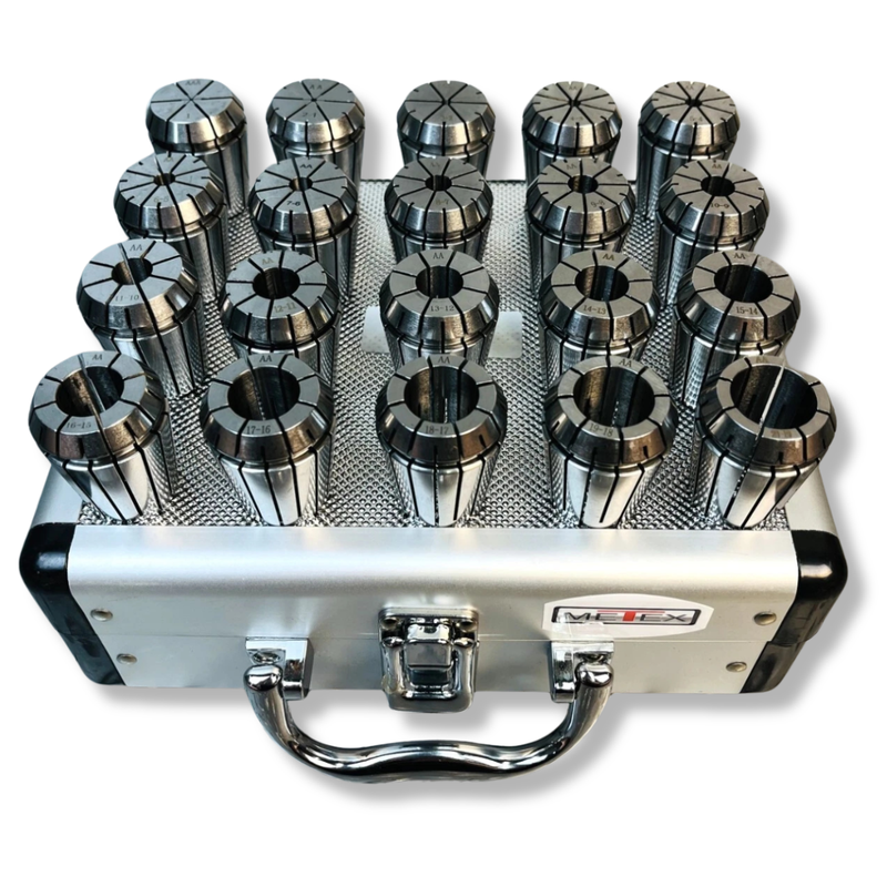 1-20mm ER32 Collet Set 20 Piece - Metex-Hammerox Industrial