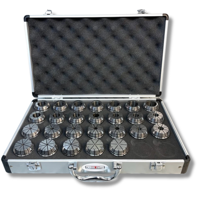 1-25mm ER40 Collet Set 26 Piece - Metex-Hammerox Industrial
