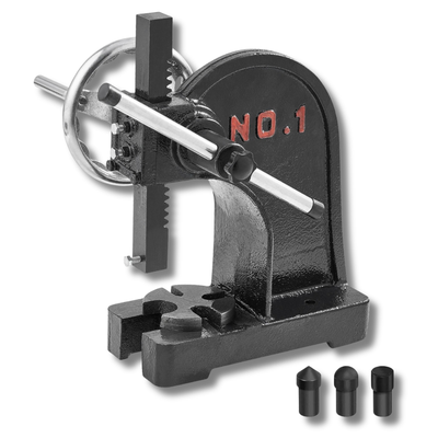 1 Ton Arbor Press Manual with Handwheel Cast Iron-Hammerox Industrial