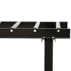 1.8m Heavy Duty Roller Conveyor Support Table with Adjustable Legs 12 Rollers
