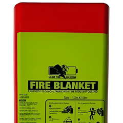 1.8 x 1.2m Lithium Ion Fire Blanket 750°C