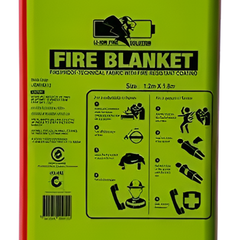 1.8 x 1.2m Lithium Ion Fire Blanket 750°C