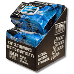 100 Pack UltraGrime Blue Multi Use Cloth Wipes Carton of 6 (600 Total)-Hammerox Industrial