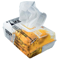 100 Pack UltraGrime Pro Anti Bac Wipes Carton of 6 (600 Total)-Hammerox Industrial