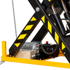 1000 x 2000mm 2000kg Electric Single Scissor Lift Table-Hammerox Industrial
