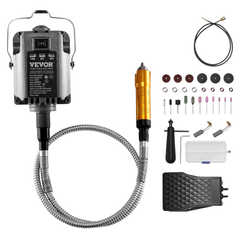 1000W 30000RPM Flex Shaft Grinder with Foot Pedal-Hammerox Industrial
