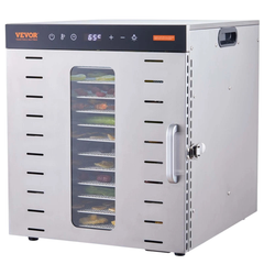 1000W 10 Tray Food Dehydrator Stainless Steel