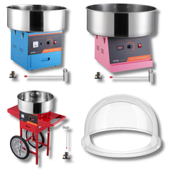 1000W Commercial Cotton Candy Machine - Blue / Red / Pink