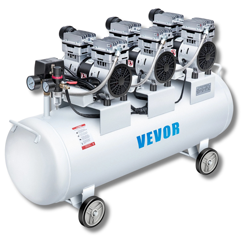 100L 3HP Oil Free Air Compressor Ultra Quiet-Hammerox Industrial