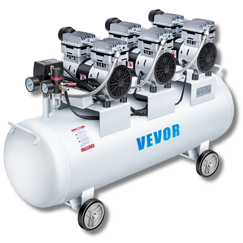 100L 3HP Oil Free Air Compressor Ultra Quiet Portable