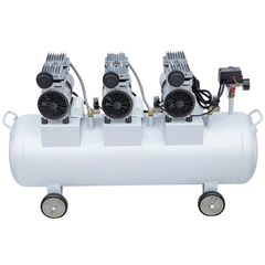 100L 3HP Oil Free Air Compressor Ultra Quiet Portable