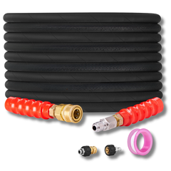 100ft 4800PSI Pressure Washer Hose 3/8" Quick Connect