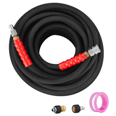 100ft 4800PSI Pressure Washer Hose 3/8" Quick Connect