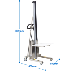100kg Stainless Steel Battery Electric Work Positioner-Hammerox Industrial