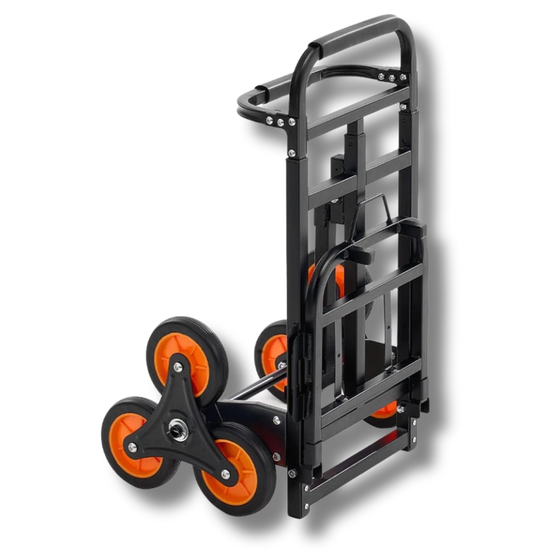 100kg Stair Climbing Trolley Cart 6 Wheel with Ropes-Hammerox Industrial