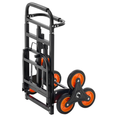 100kg Stair Climbing Trolley Cart 6 Wheel with Ropes