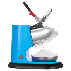 100kg/hr Commercial Ice Crusher Snow Cone Machine - Blue