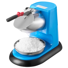 100kg/hr Commercial Ice Crusher Snow Cone Machine - Blue