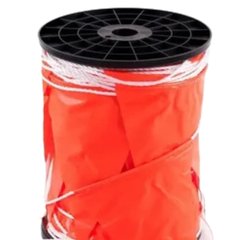 100m Orange Safety Bunting Flags Roll