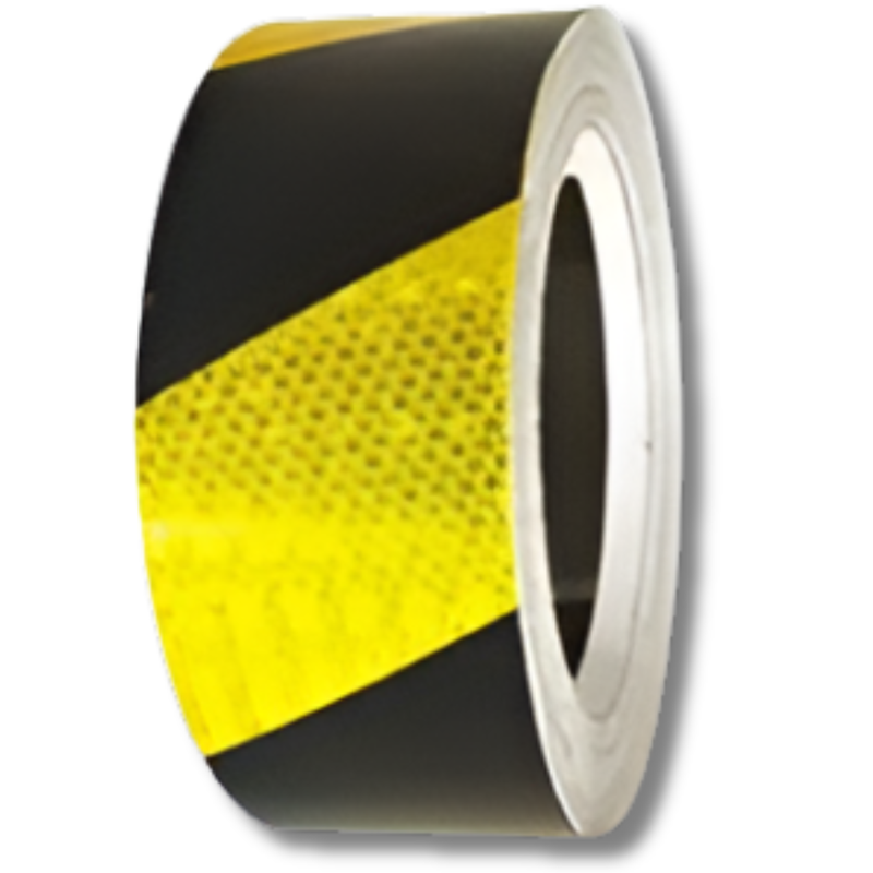 100mm Black & Yellow Class 1 Reflective Tape