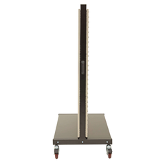 1040 x 980 x 1540mm Square Hole Pegboard Panel Trolley-Hammerox Industrial