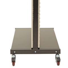 1040 x 980 x 1540mm Square Hole Pegboard Panel Trolley-Hammerox Industrial