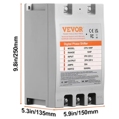 10HP Digital Phase Converter 220V Single to 3 Phase-Hammerox Industrial