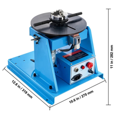 10kg Rotary Welding Positioner 0-90° 1-12RPM
