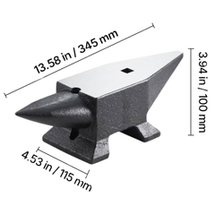 10kg Steel Anvil Round Horn Blacksmith