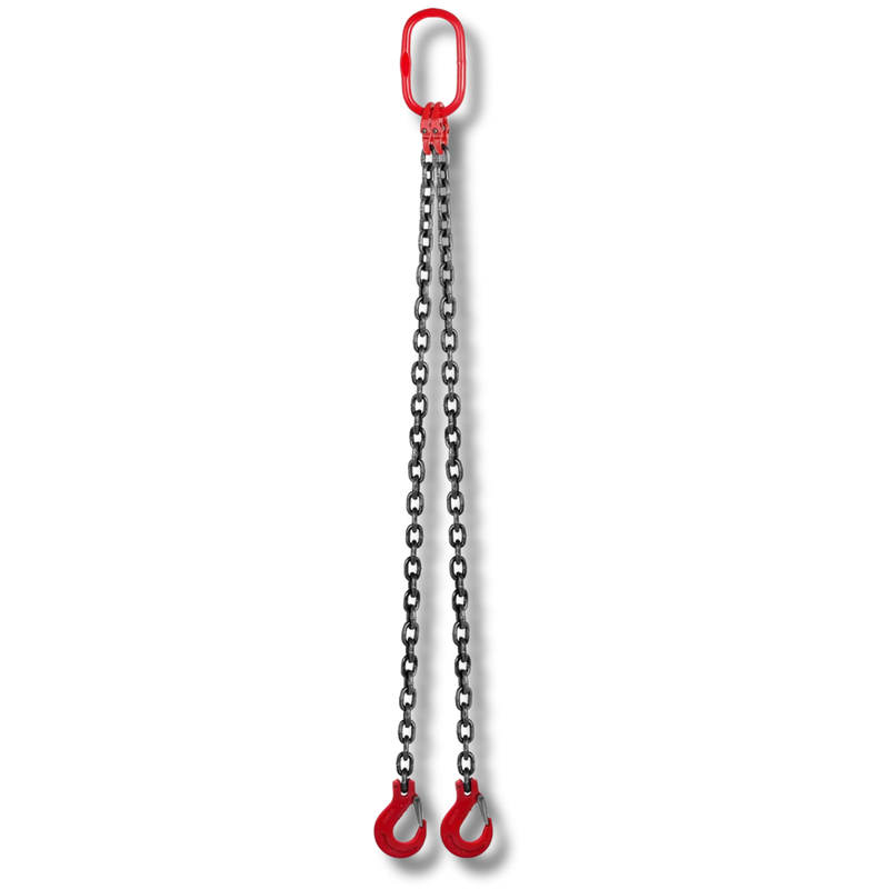 10mm x 1.5m 2 Leg Chain Sling 5000kg Capacity