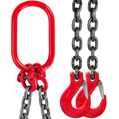10mm x 1.5m 2 Leg Chain Sling 5000kg Capacity