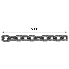 10mm x 1.5m 2 Leg Chain Sling 5000kg Capacity