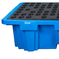 1100L Blue Double IBC Bunded Pallet-Hammerox Industrial