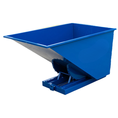 1100L Forklift Rollover Tipping Bin with Release Mechanism-Hammerox Industrial