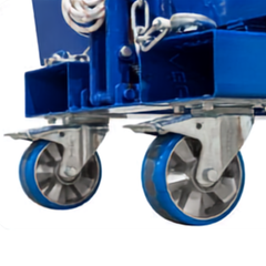 1100L Forklift Rollover Tipping Bin with Release Mechanism-Hammerox Industrial