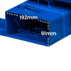 1100L Forklift Rollover Tipping Bin with Release Mechanism-Hammerox Industrial
