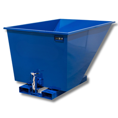 1100L Forklift Rollover Tipping Bin with Release Mechanism-Hammerox Industrial