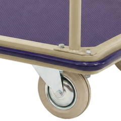 1150 x 750mm Large Platform Trolley with Dual Fixed Handles-Hammerox Industrial