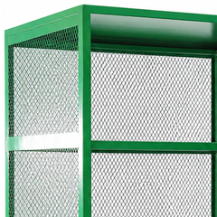 12 Cylinder Fork Gas Storage Cage-Hammerox Industrial